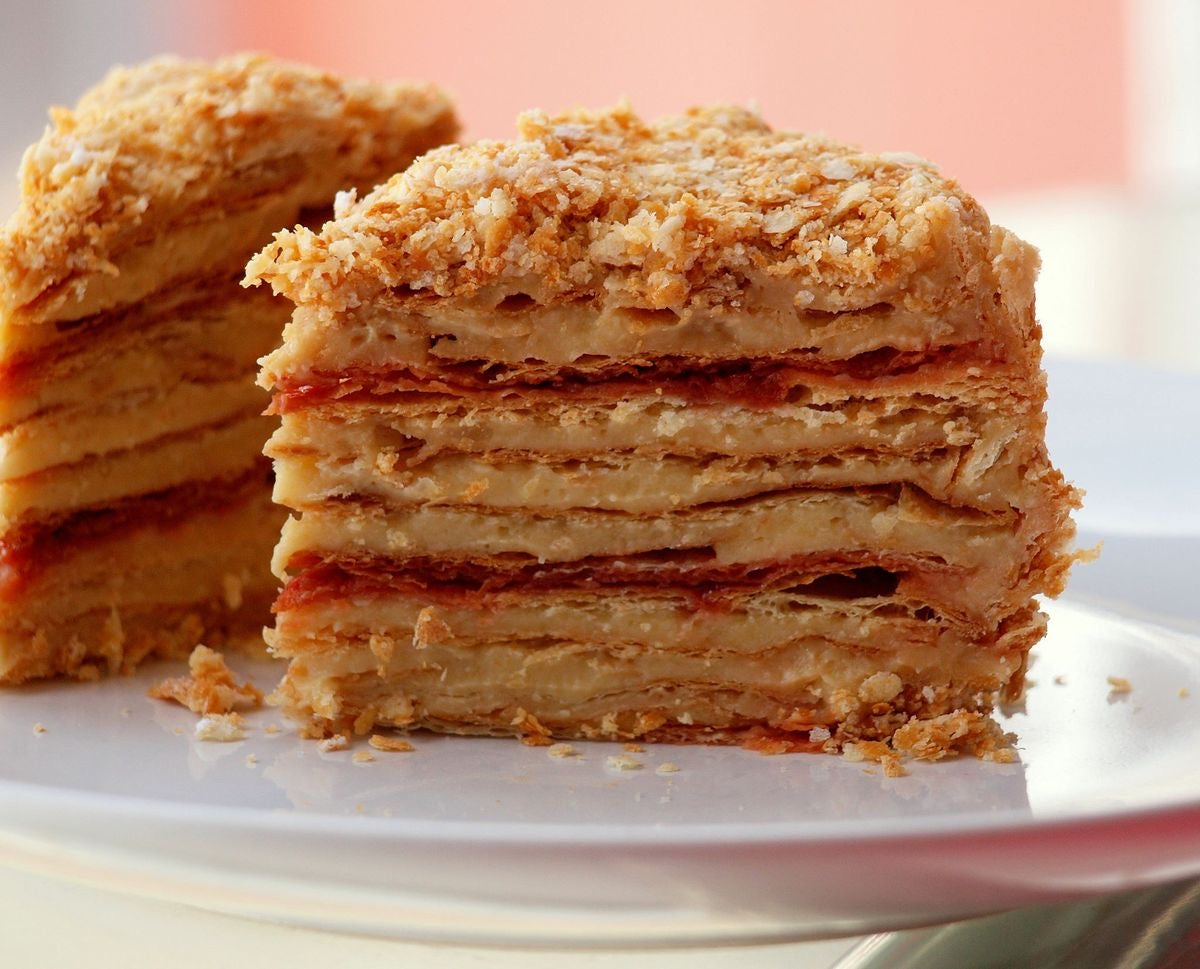 Torta Milhojas Manjar Frambuesa